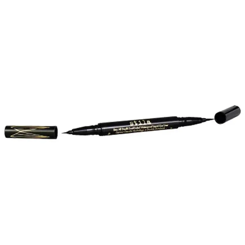 Stila Stay All Day Dual-Ended Waterproof Liquid Eye Liner, 0.033 Fl. Oz. - Dark Brown - Image 4