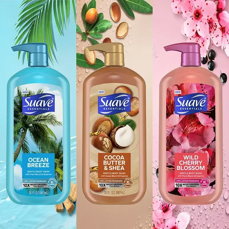 Suave Essentials Gentle Body Wash Variety Pack, 3 pk./30 oz. - Image 6