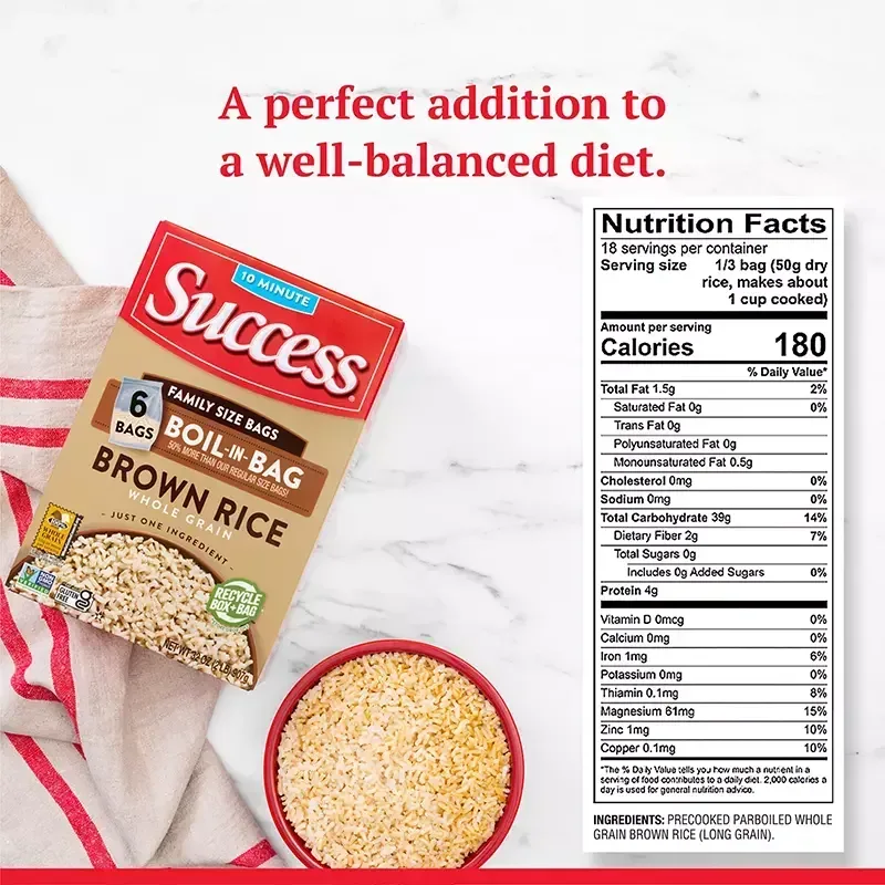 Success Boil-in-Bag Brown Rice, 32 oz. - Image 7