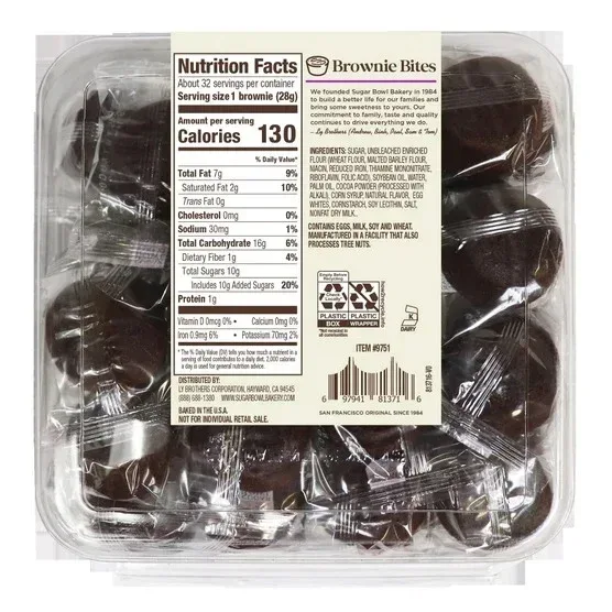 Sugar Bowl Bakery, Brownie Bites, 32-Count - Image 2