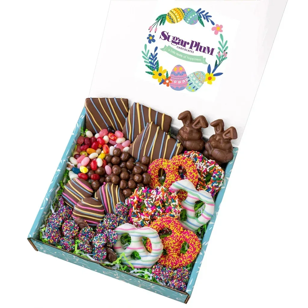 Sugar Plum Happy Easter Chocolate Collection Box, 24.2 oz. Total