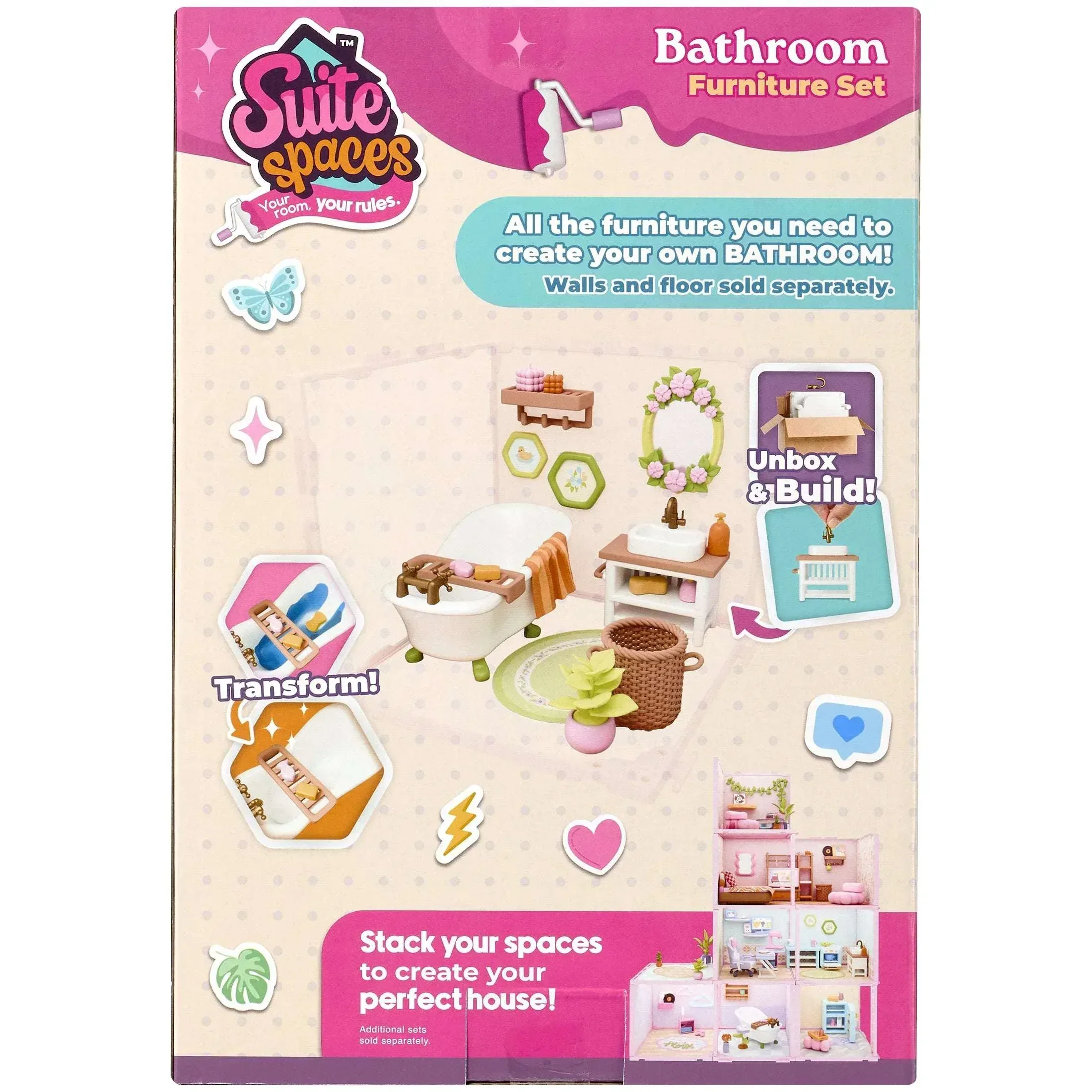 Suite Spaces Bathroom pack: Build The Dollhouse of Your Dreams - Image 4