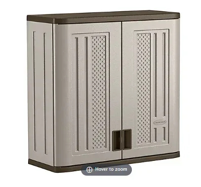 Suncast Wall Storage Cabinet - Gray