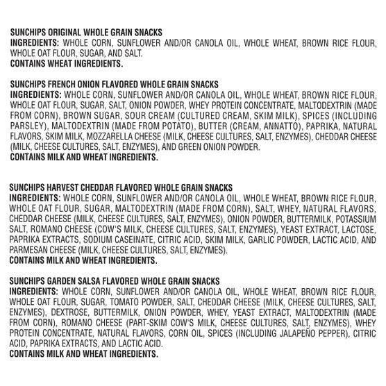 SunChips Whole Grain, Variety, 1.5 oz, 30-count - Image 5