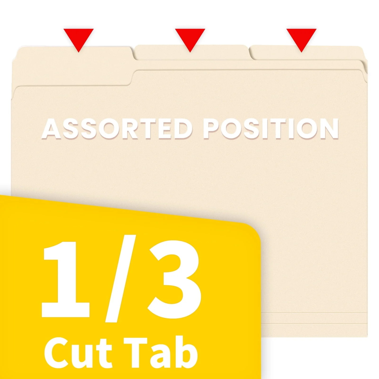 SUNEE File Folders, 30 pack Manilla Folders 8.5 x 11, 1/3 Cut Tab for Easy Labeling and Organization, Durable Standard Paper for Home, Office, School Filing - Image 10