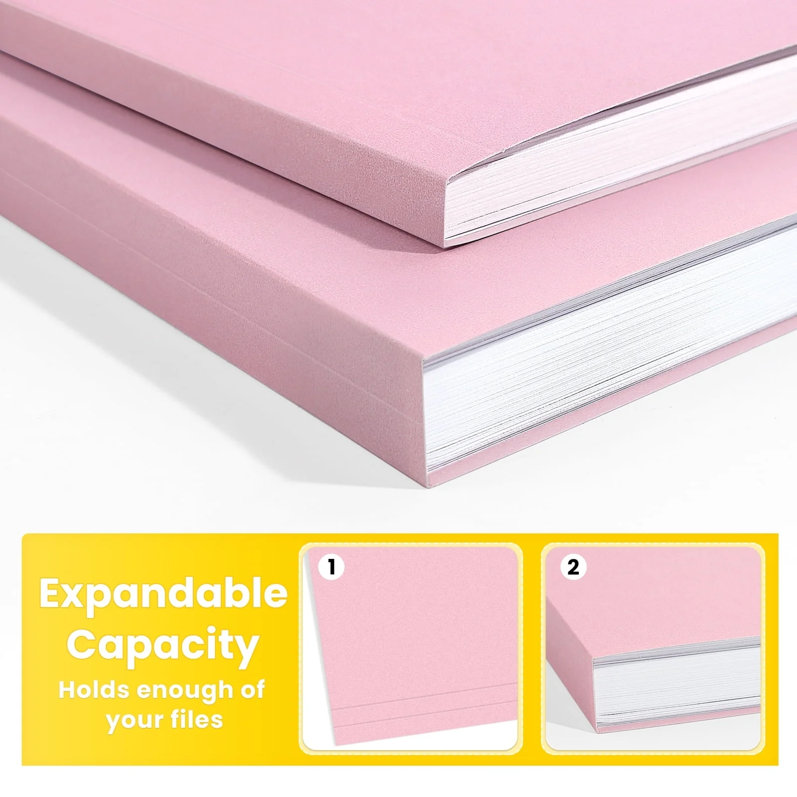 SUNEE File Folders, 30 pack Manilla Folders 8.5 x 11, 1/3 Cut Tab for Easy Labeling and Organization, Durable Standard Paper for Home, Office, School Filing - Image 18