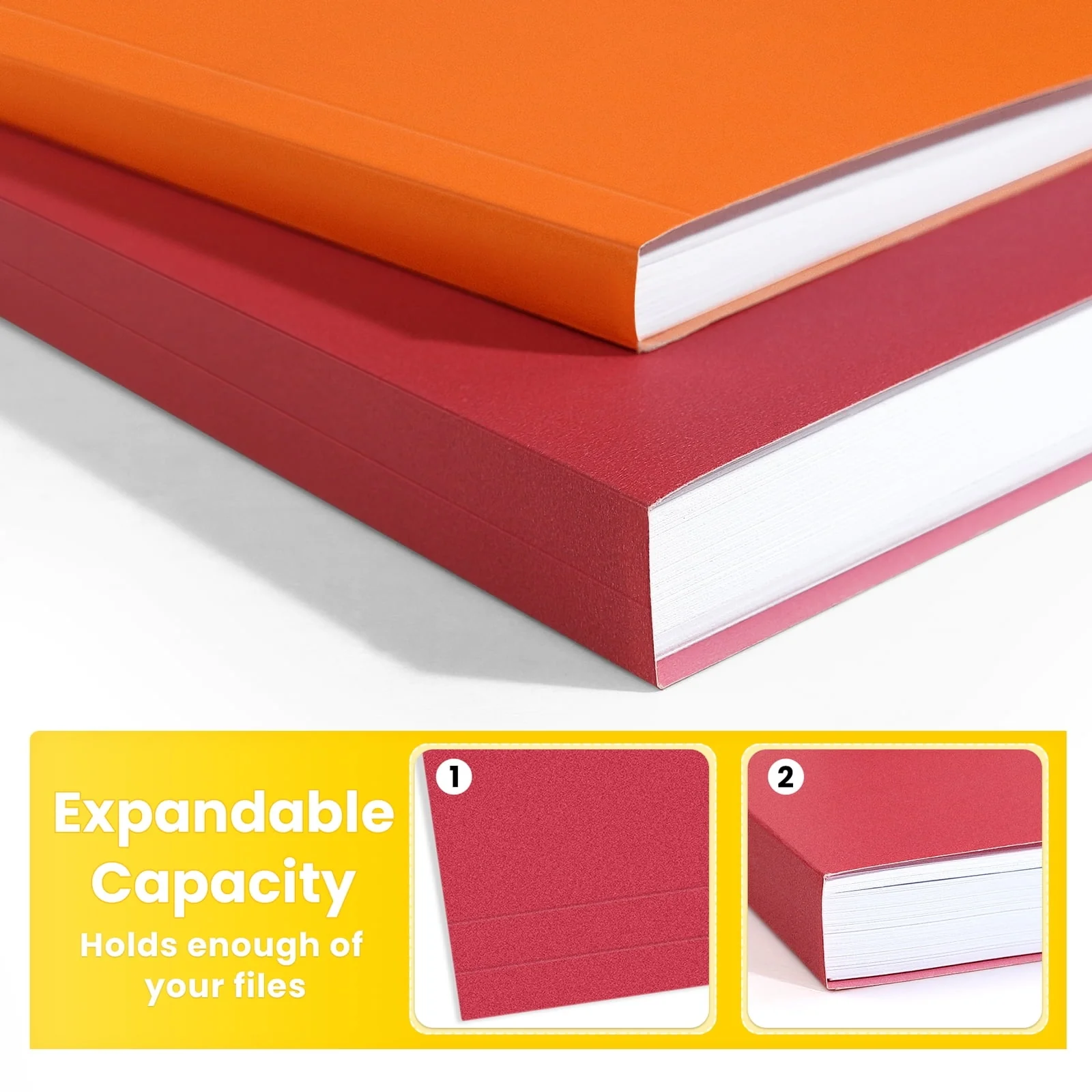SUNEE File Folders, 30 pack Manilla Folders 8.5 x 11, 1/3 Cut Tab for Easy Labeling and Organization, Durable Standard Paper for Home, Office, School Filing - Image 31
