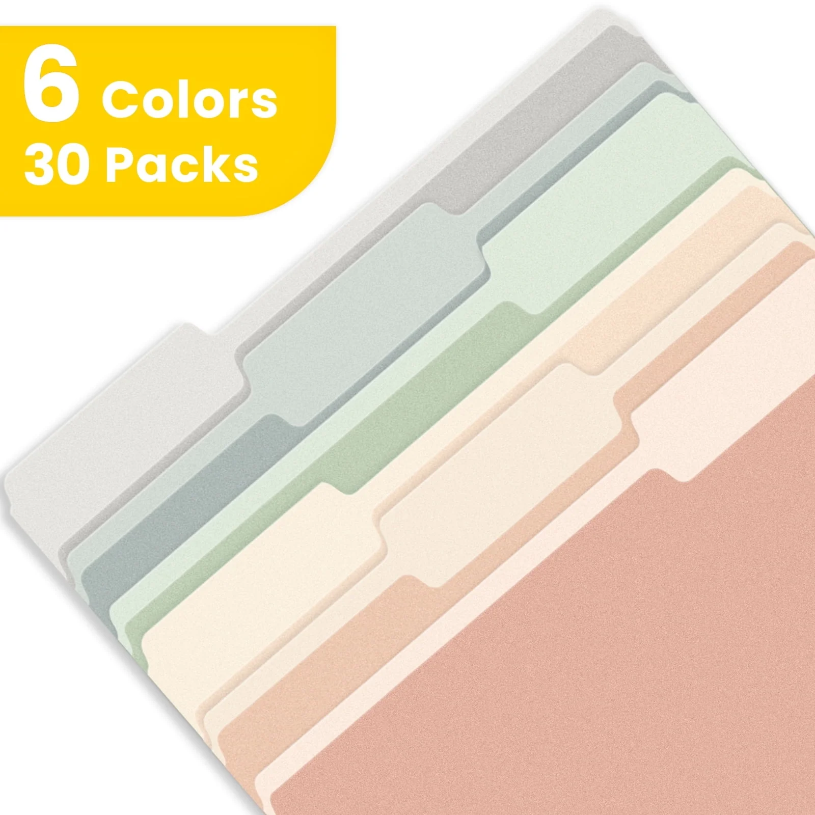 SUNEE File Folders, 30 pack Manilla Folders 8.5 x 11, 1/3 Cut Tab for Easy Labeling and Organization, Durable Standard Paper for Home, Office, School Filing - Image 37