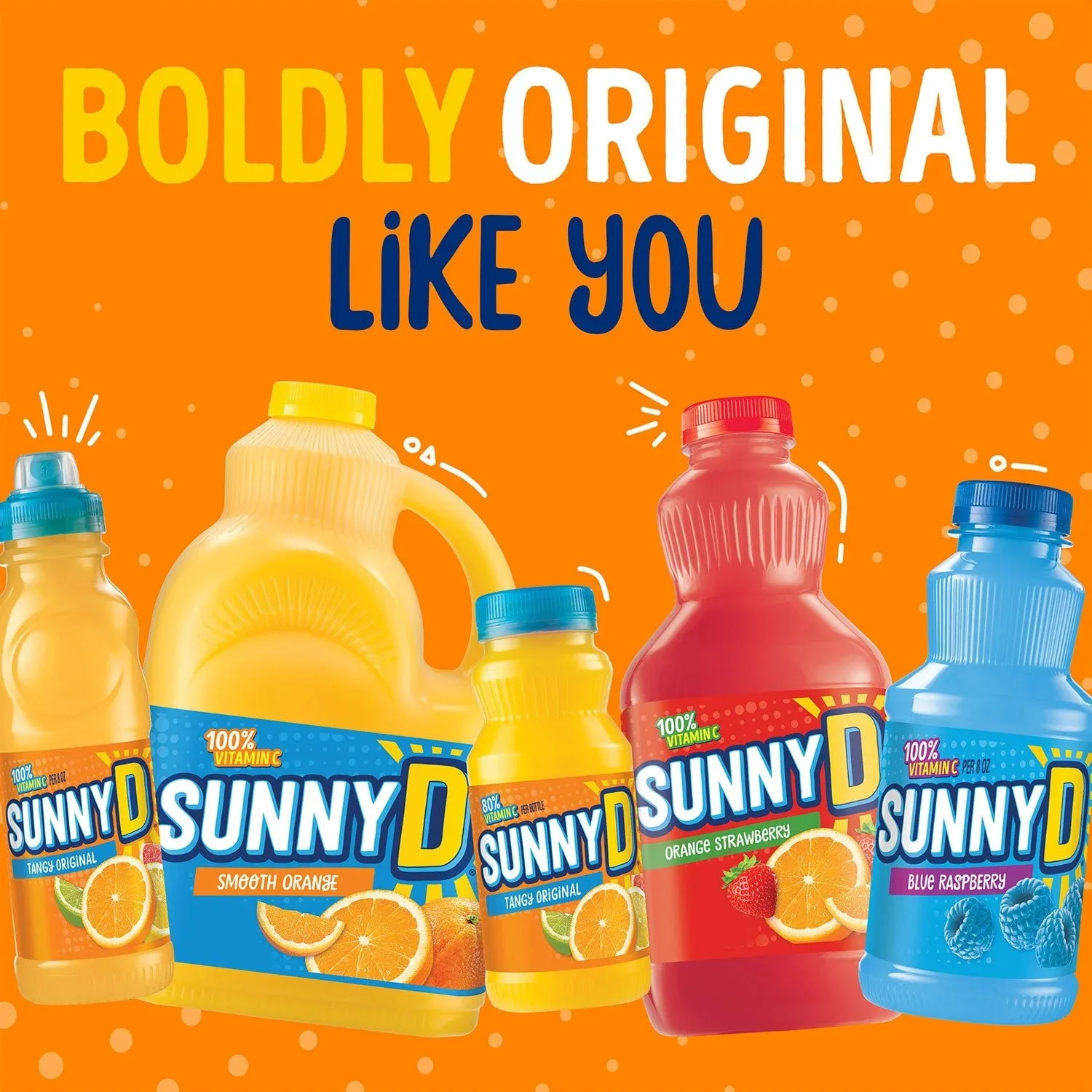 SunnyD Tangy Original Orange Flavored Citrus Punch, 6.75 fl. oz., 24 pk. - Image 7