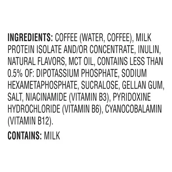 Super Coffee Protein+ 25g Shakes, Vanilla Latte, 11 fl oz, 18-pack - Image 4