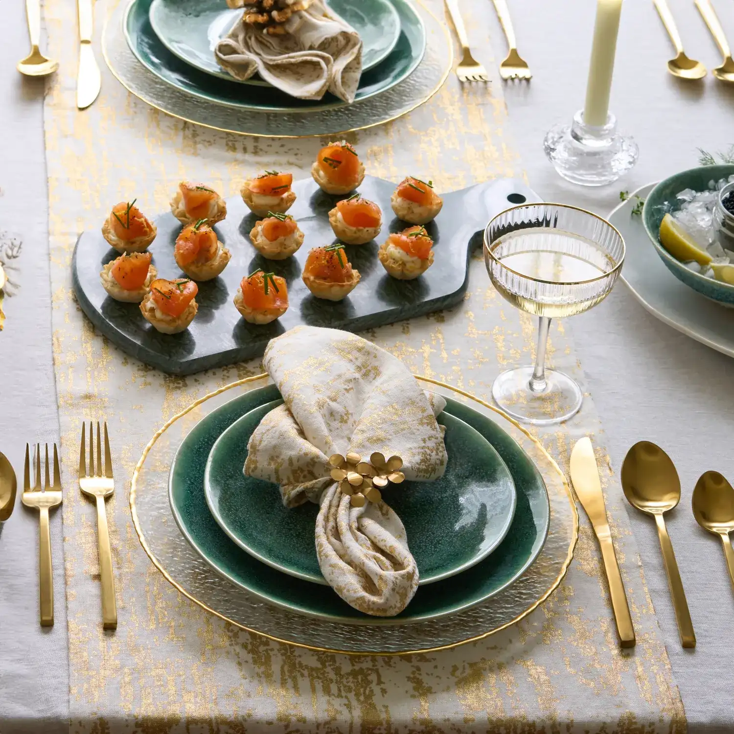 Sur La Table Dark Green Marble Cheese Paddle - Image 4