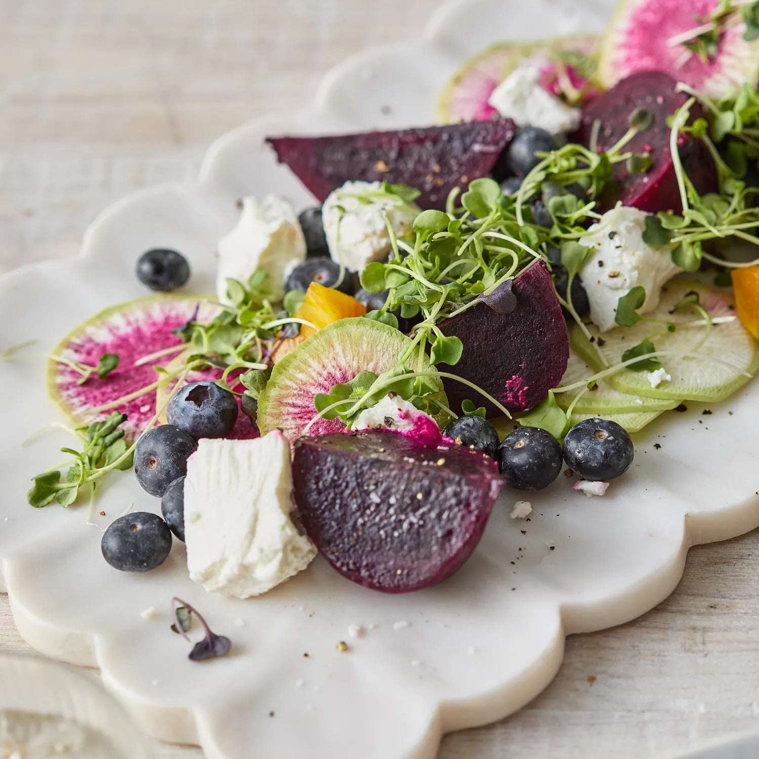 Sur La Table Rectangular White Marble Platter - Image 3
