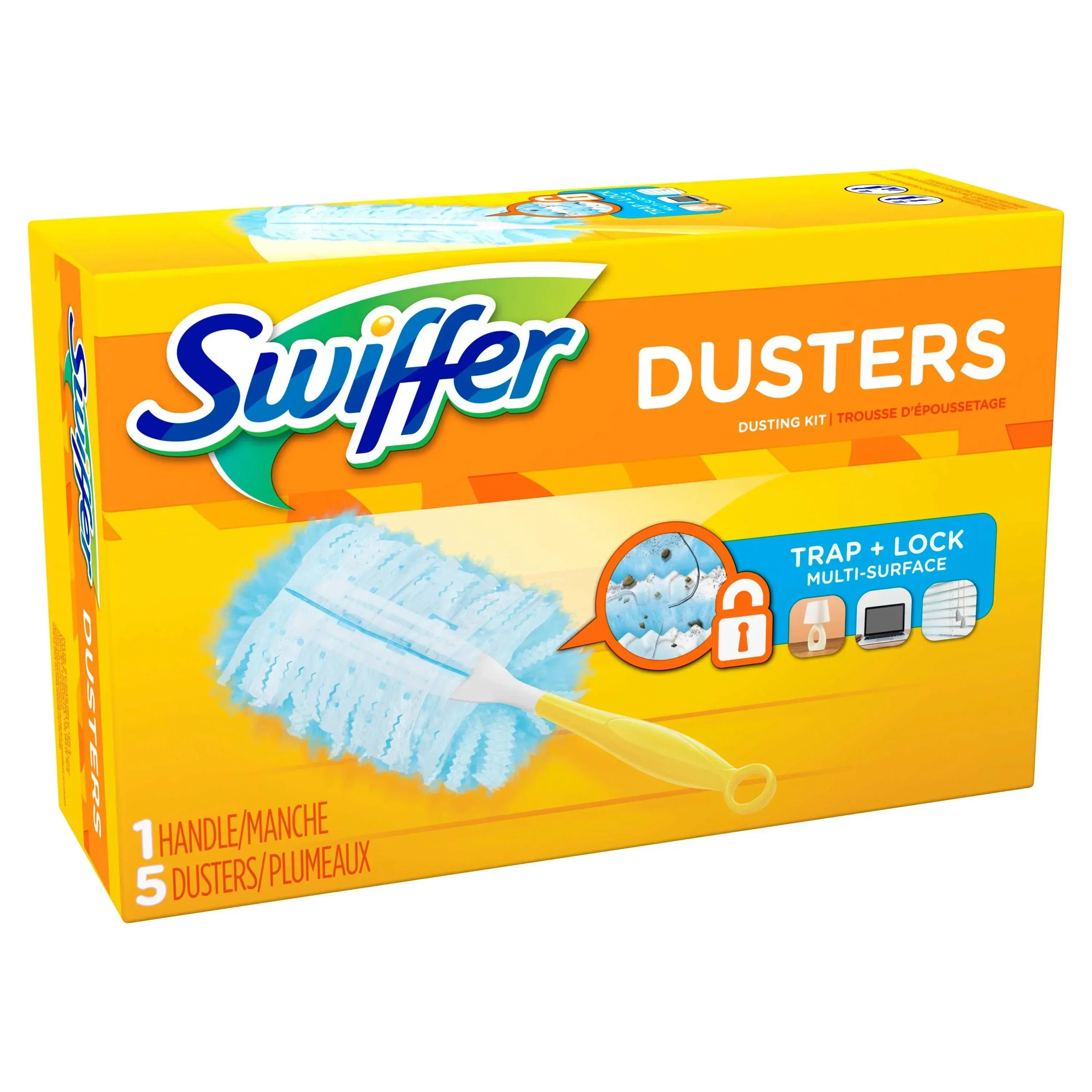 Swiffer Dusters Cleaning Kit, Feather Duster Alternative, Unscented, Includes 1 Handle + 5 Refills - Image 4