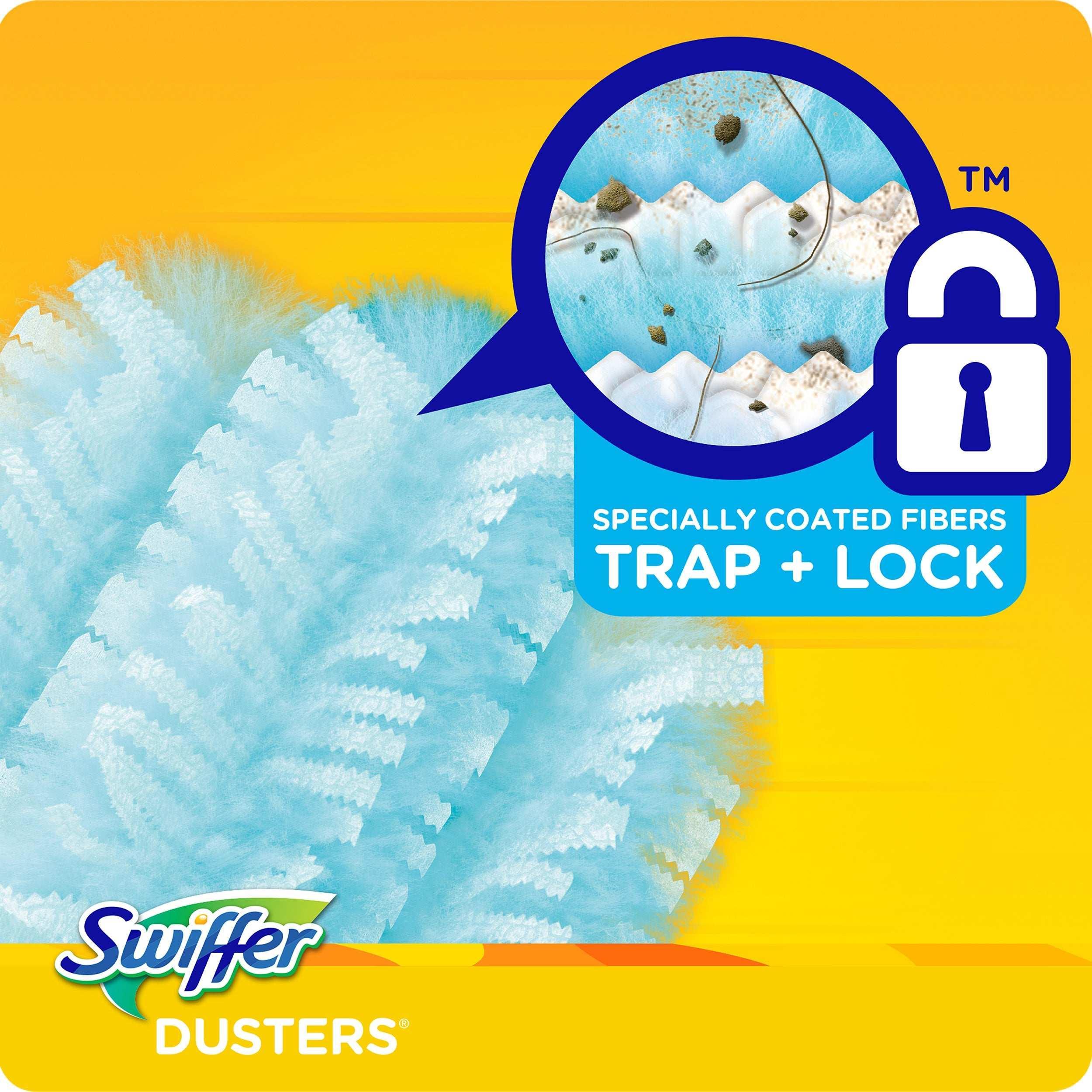 Swiffer Dusters Cleaning Kit, Feather Duster Alternative, Unscented, Includes 1 Handle + 5 Refills - Image 5