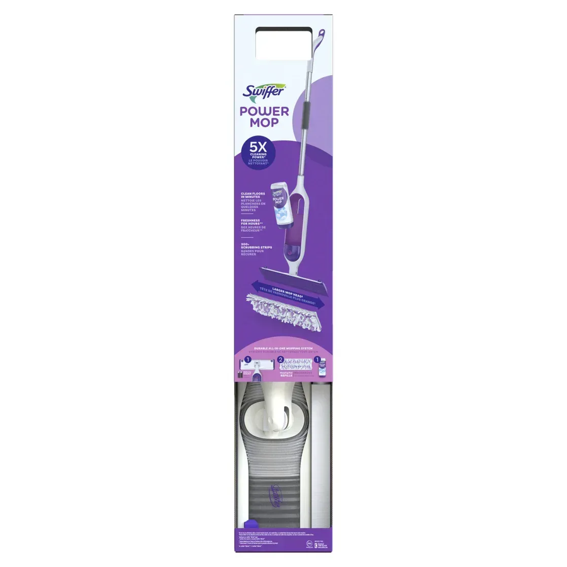 Swiffer Power Mop, Floor Cleaner, Tile, Vinyl, Laminate, Wood, Floor Cleaner, Cleaning Set - Image 10