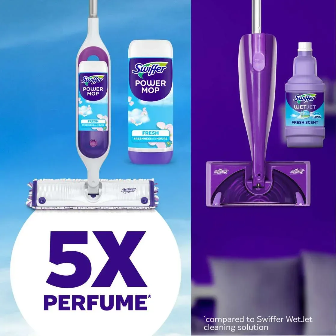 Swiffer Power Mop, Floor Cleaner, Tile, Vinyl, Laminate, Wood, Floor Cleaner, Cleaning Set - Image 6