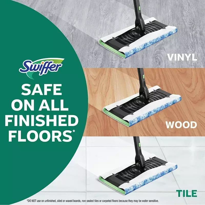 Swiffer Sweep and Mop Deluxe, 2-in-1 Floor Mopping and Sweeping Kit - Image 8