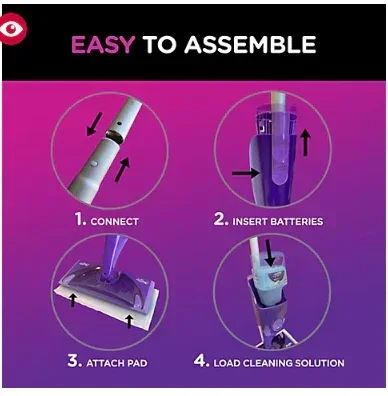 Swiffer WetJet Hardwood Floor Spray Mop Starter Kit - Image 3