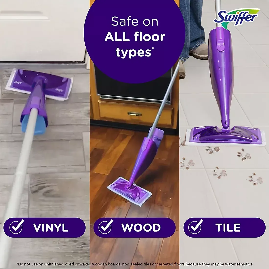 Swiffer WetJet Hardwood & Multi-Surface Floor Mop Cleaning Pads, 32 ct. - Image 3