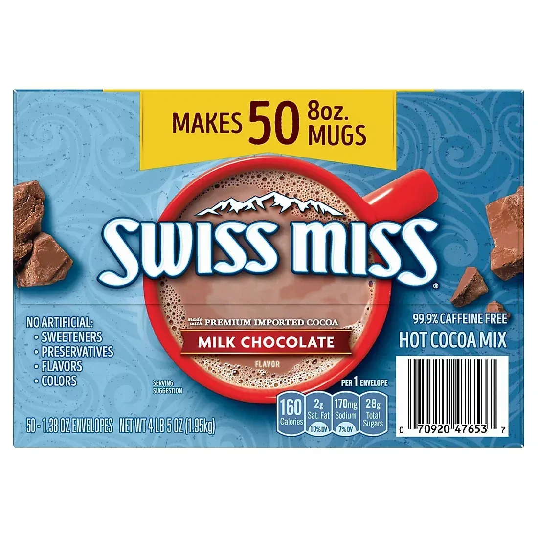 Swiss Miss Milk Chocolate Hot Cocoa Mix, 50 pk./1.38 oz. - Image 3