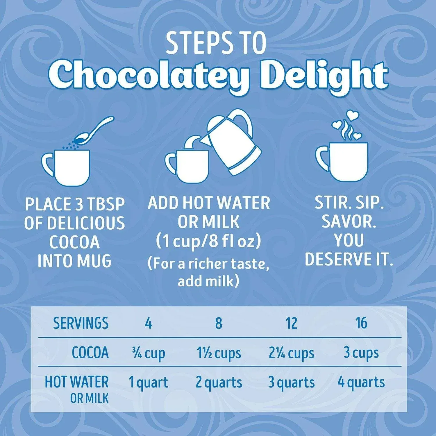 Swiss Miss Milk Chocolate Hot Cocoa Mix Packets, 50 ct. - Image 9