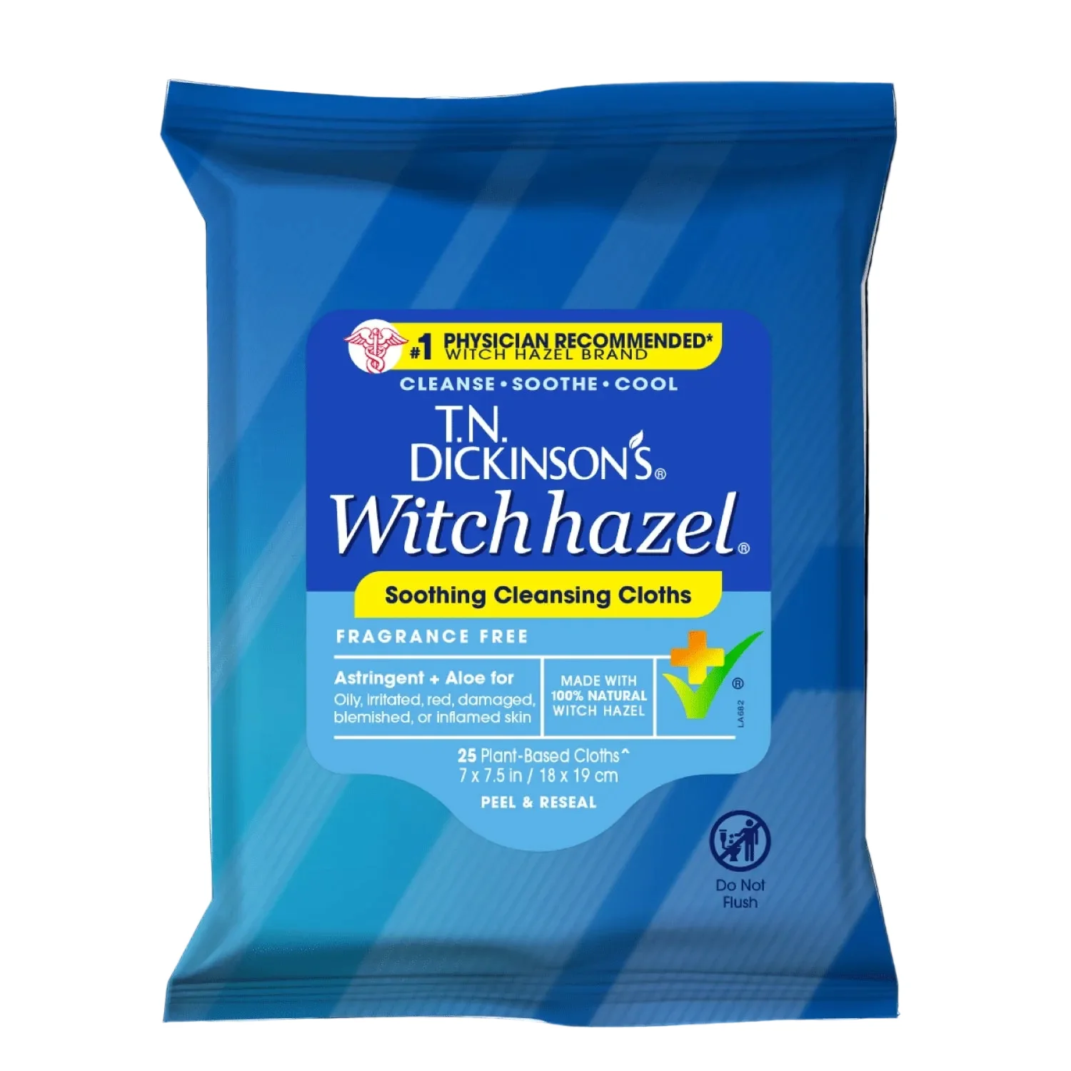 T.N. Dickinson's Witch Hazel Cleansing Cloths, 25 Count - Image 9