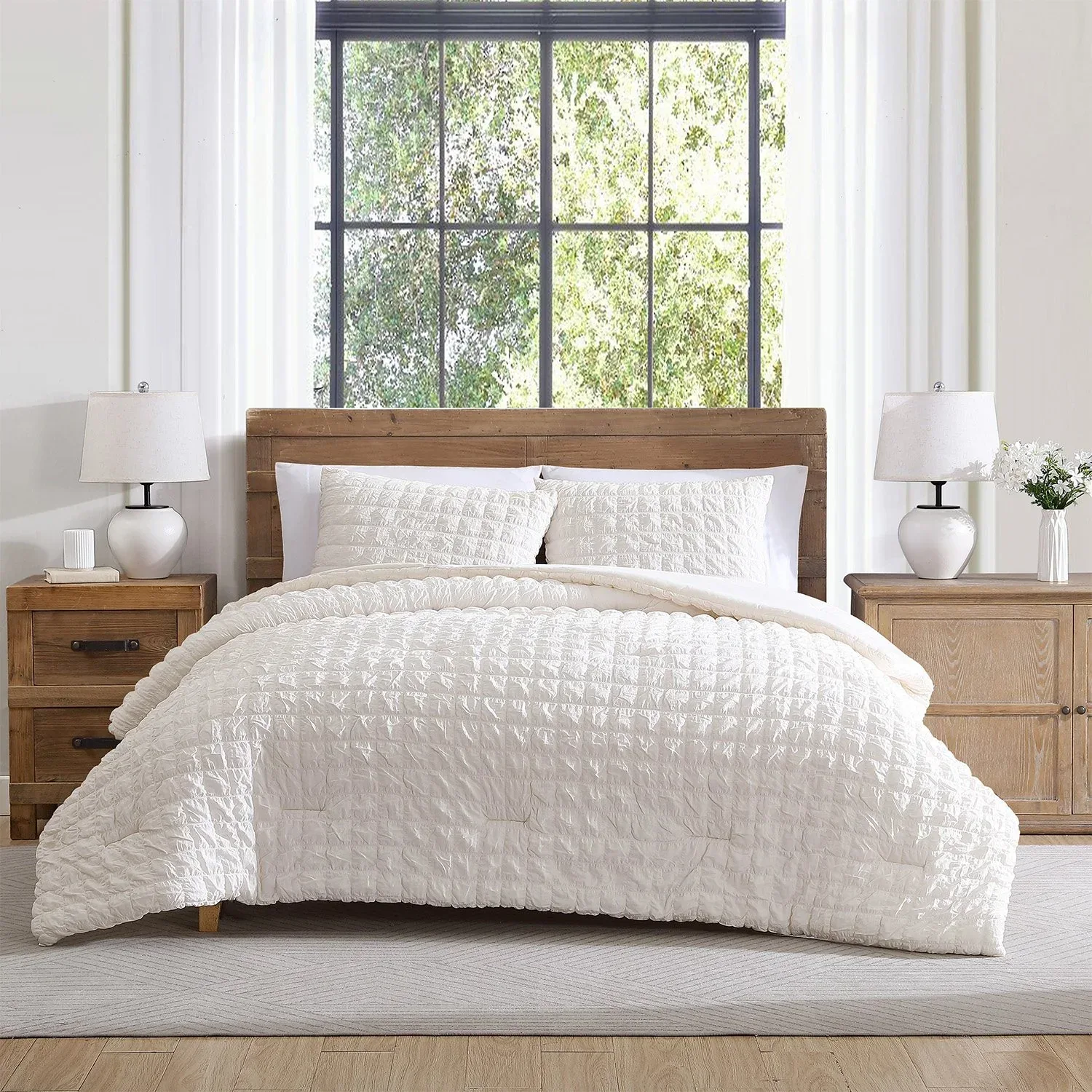 Tahari Home 3-Piece Cotton Comforter Set, Assorted Sizes