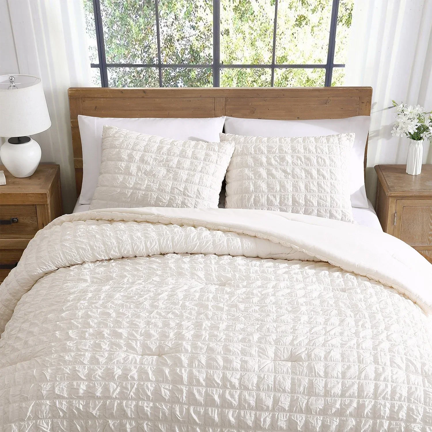 Tahari Home 3-Piece Cotton Comforter Set, Assorted Sizes - Image 3