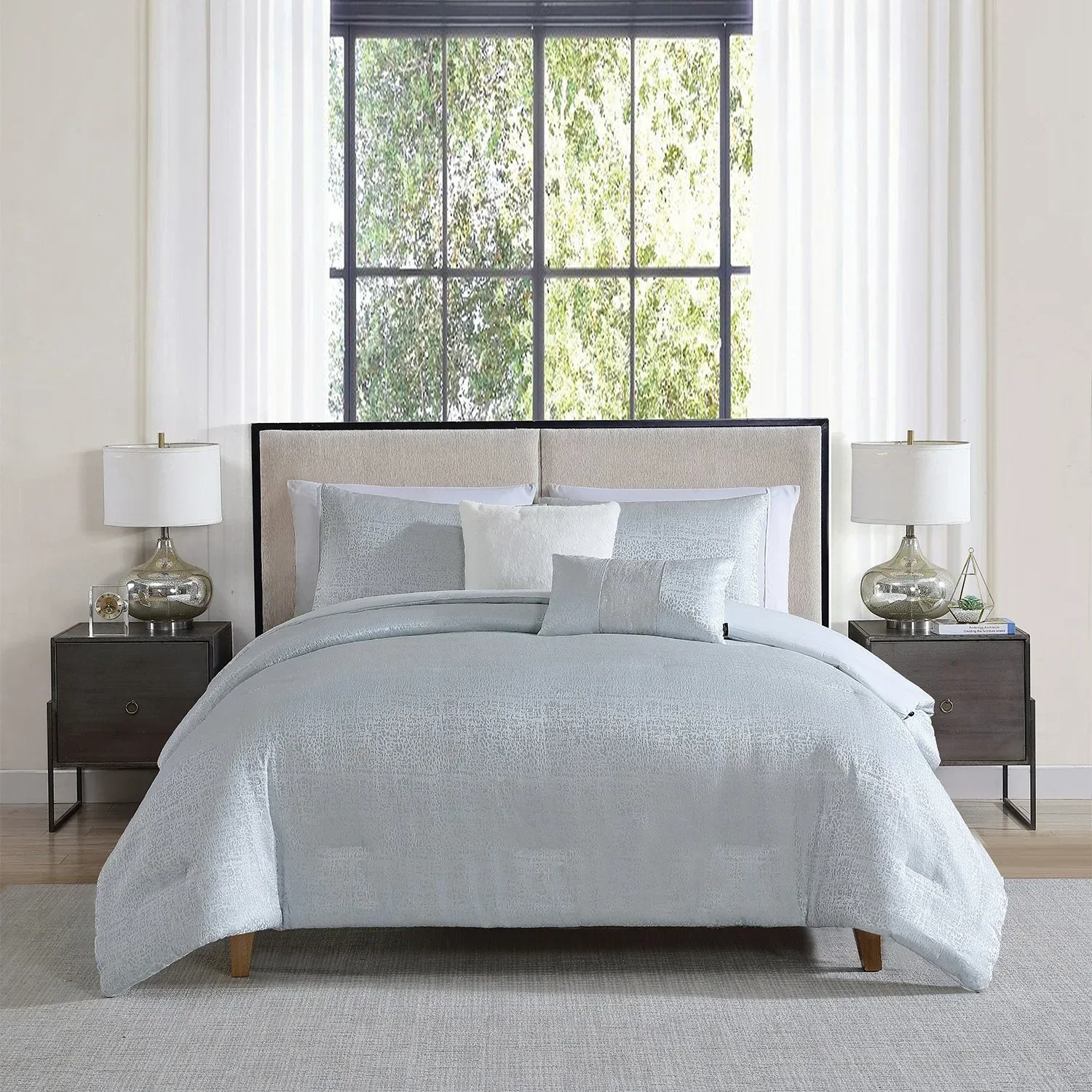 Tahari Home 5-Piece Jacquard Comforter Set, Assorted Sizes