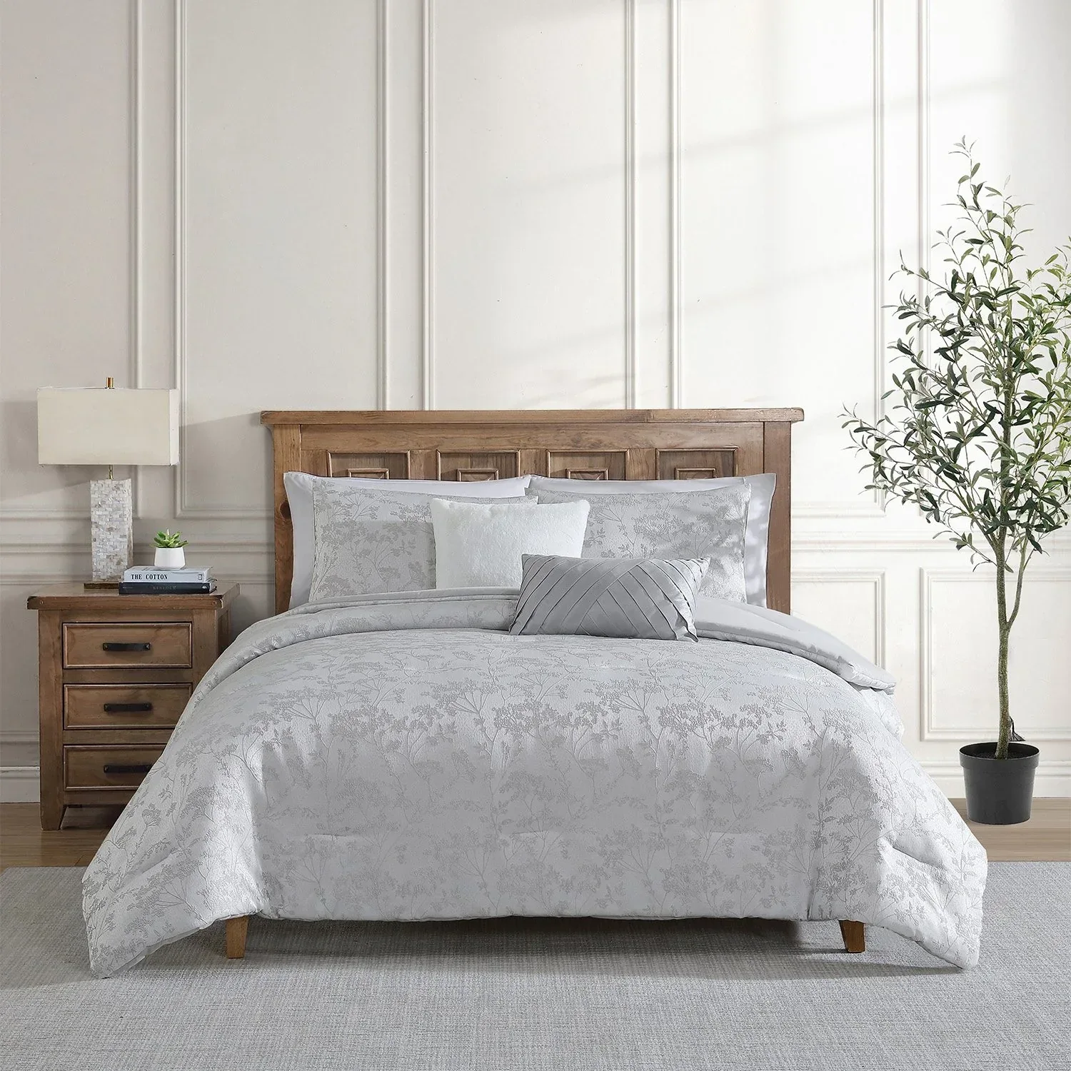 Tahari Home 5-Piece Jacquard Comforter Set, Assorted Sizes - Image 15