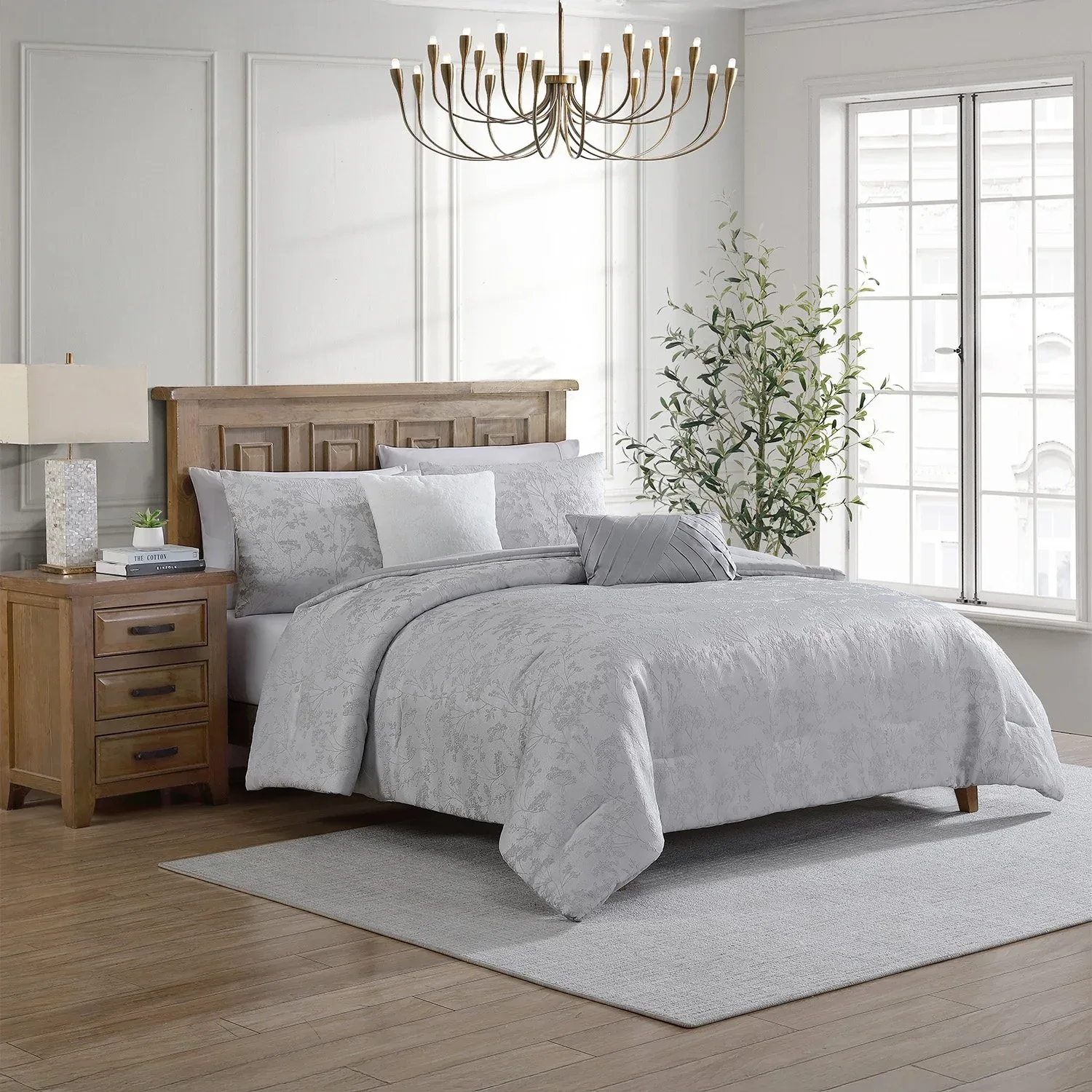 Tahari Home 5-Piece Jacquard Comforter Set, Assorted Sizes - Image 17