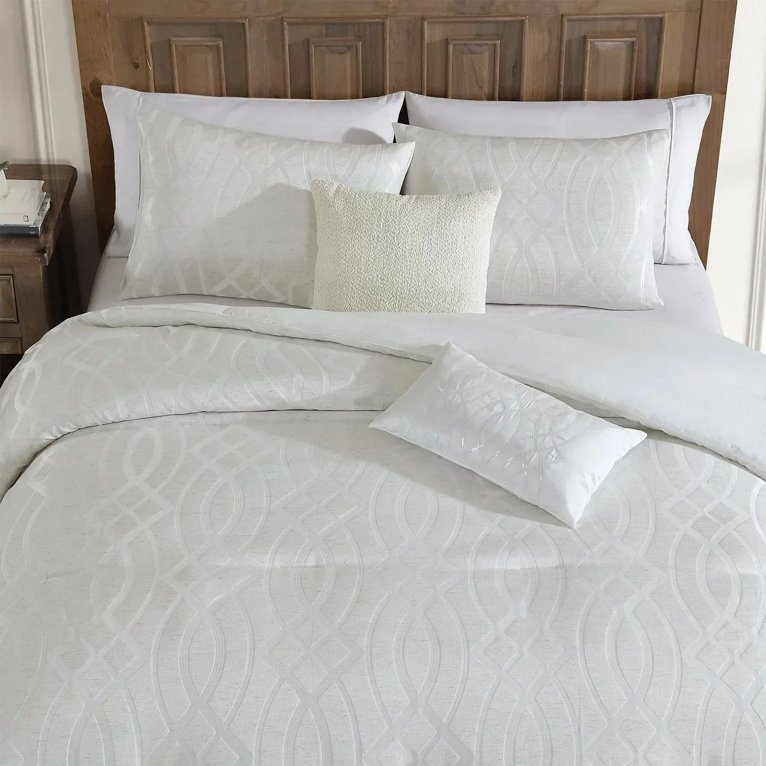 Tahari Home 5-Piece Jacquard Comforter Set, Assorted Sizes - Image 24