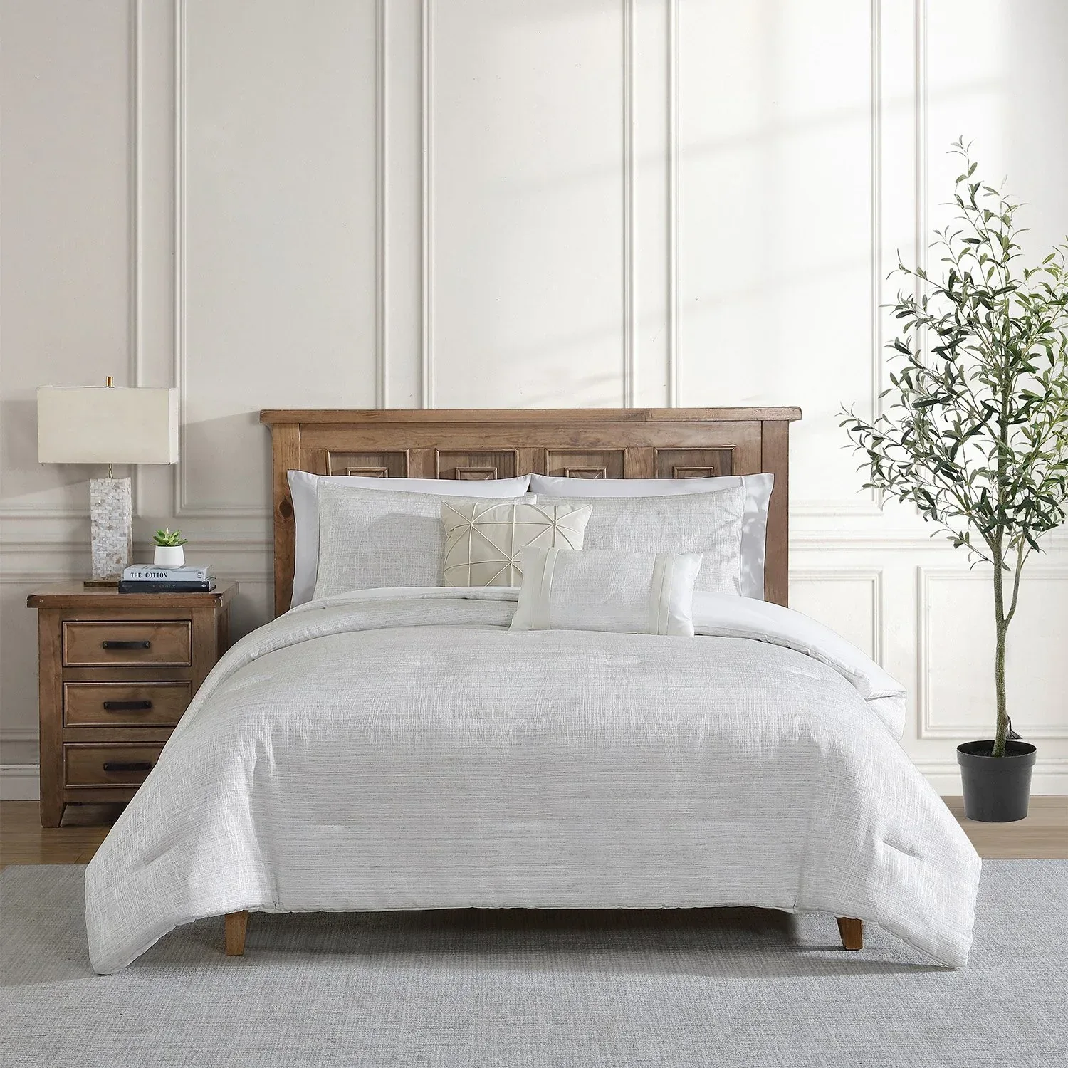 Tahari Home 5-Piece Jacquard Comforter Set, Assorted Sizes - Image 29