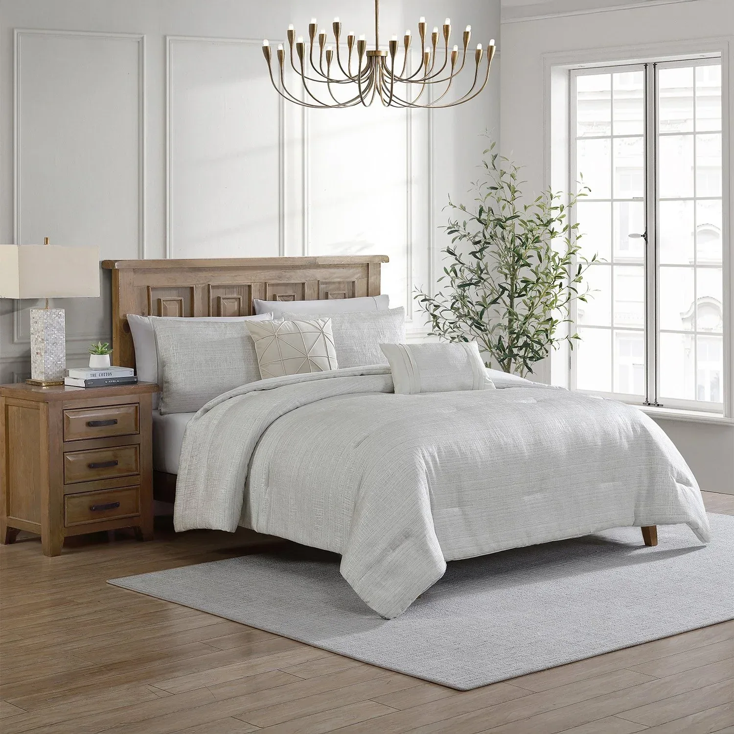 Tahari Home 5-Piece Jacquard Comforter Set, Assorted Sizes - Image 31