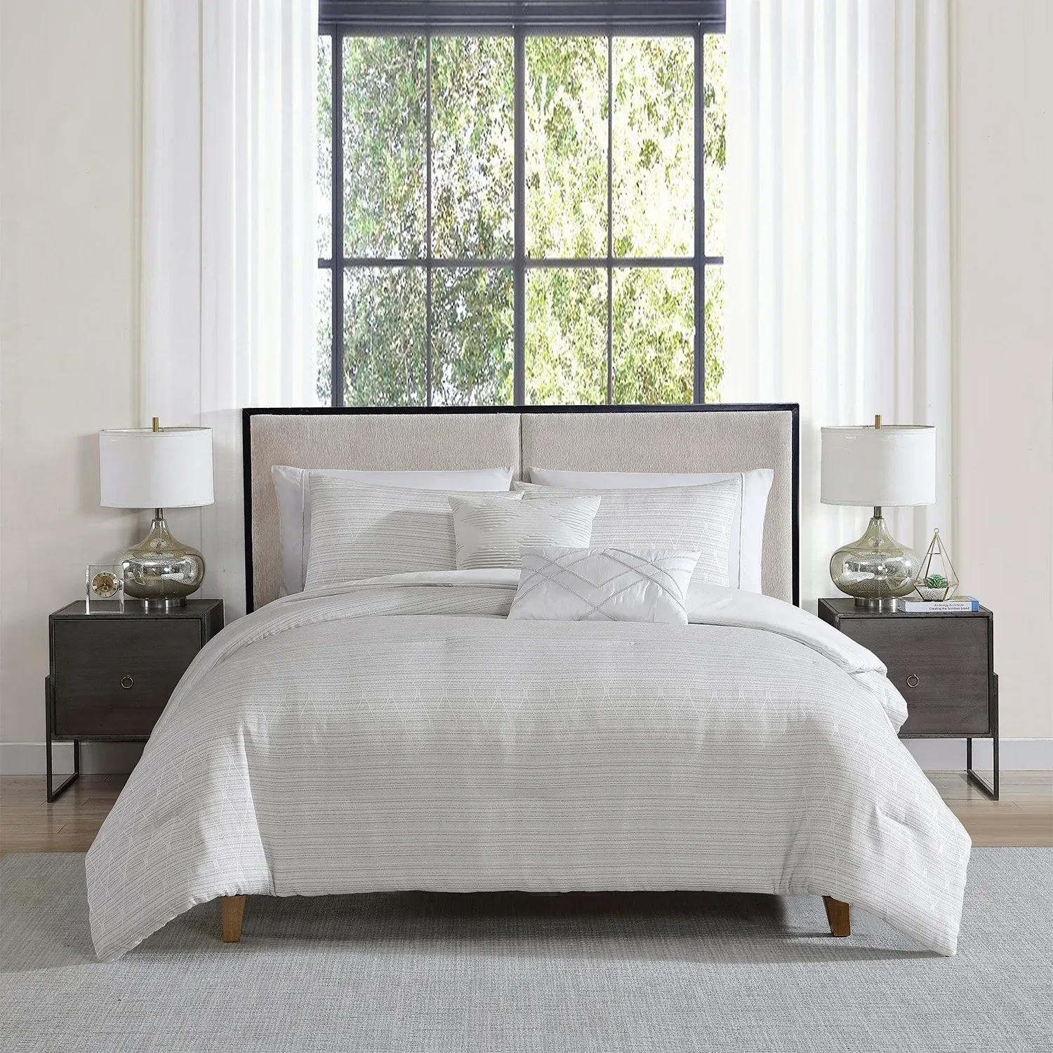 Tahari Home 5-Piece Jacquard Comforter Set, Assorted Sizes - Image 43