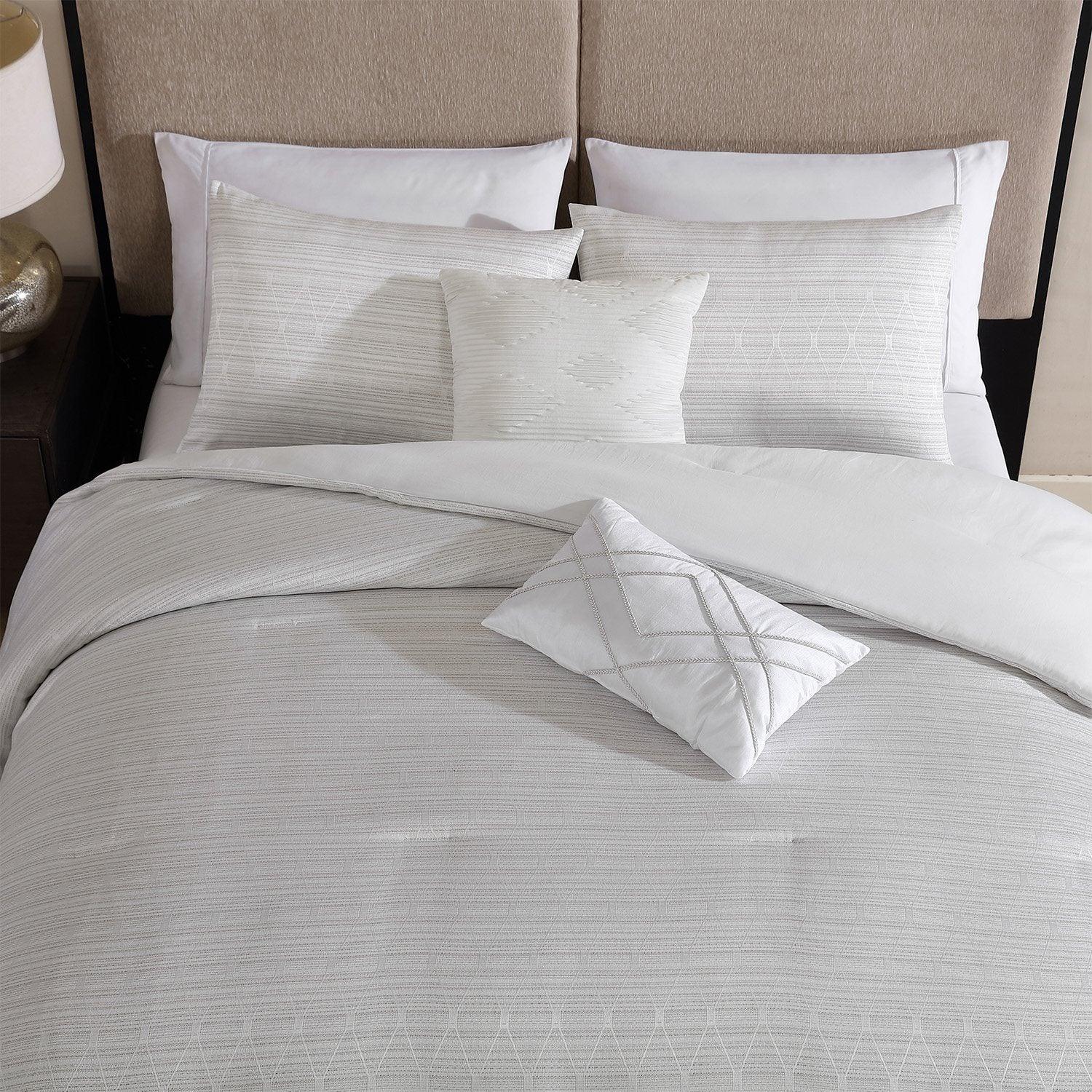 Tahari Home 5-Piece Jacquard Comforter Set, Assorted Sizes - Image 45