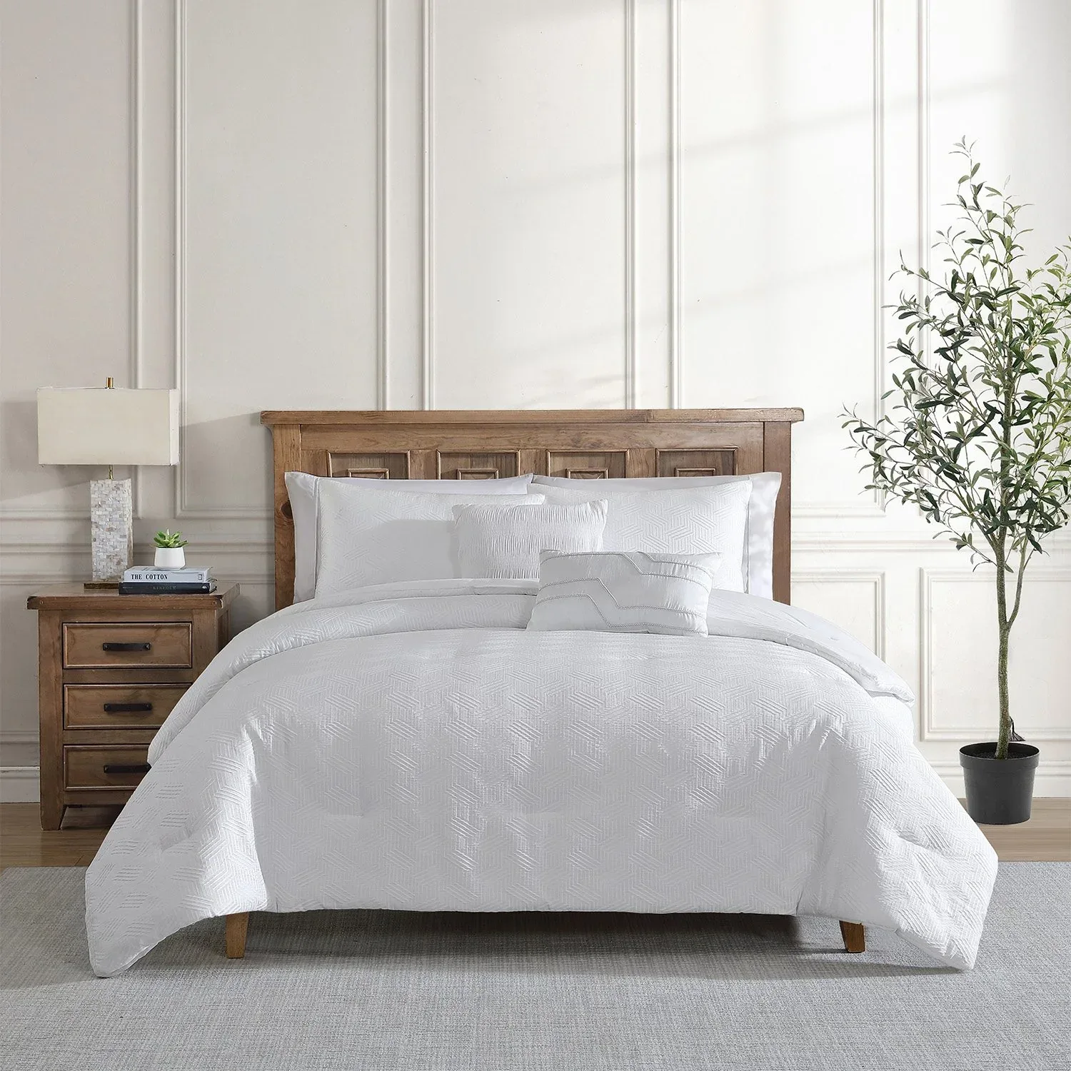 Tahari Home 5-Piece Jacquard Comforter Set, Assorted Sizes - Image 57
