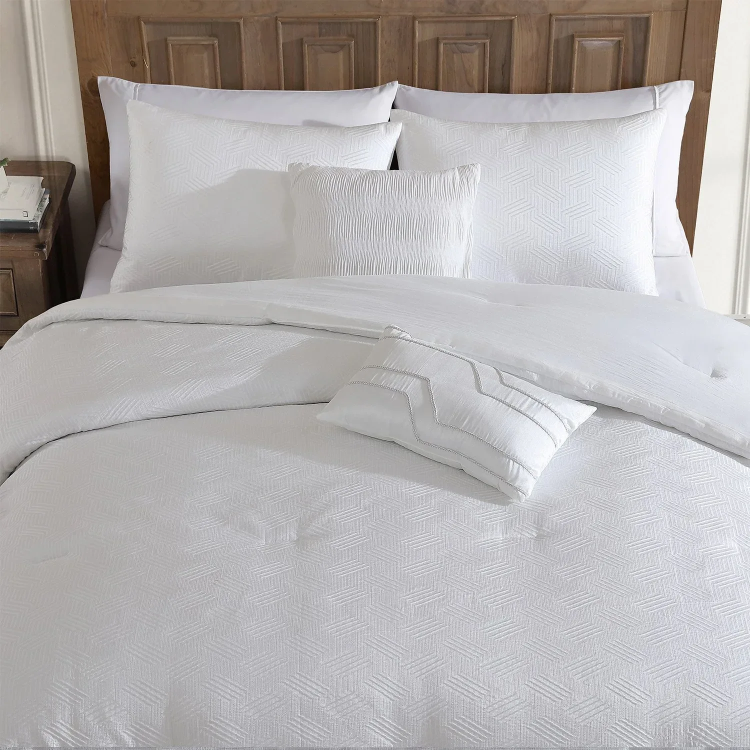 Tahari Home 5-Piece Jacquard Comforter Set, Assorted Sizes - Image 58