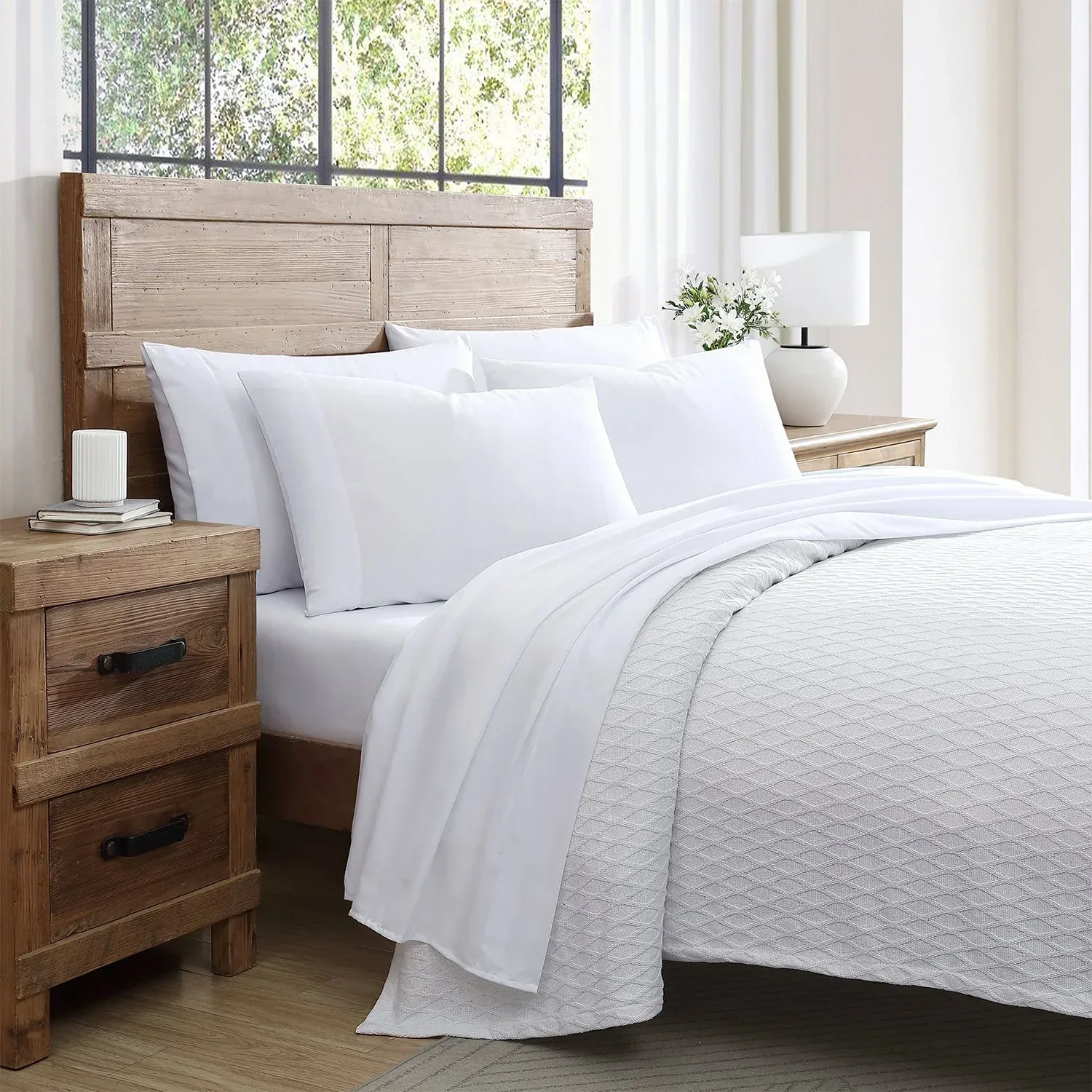 Tahari Home 6-Piece Microfiber Sheet Set, Assorted Sizes - Image 20