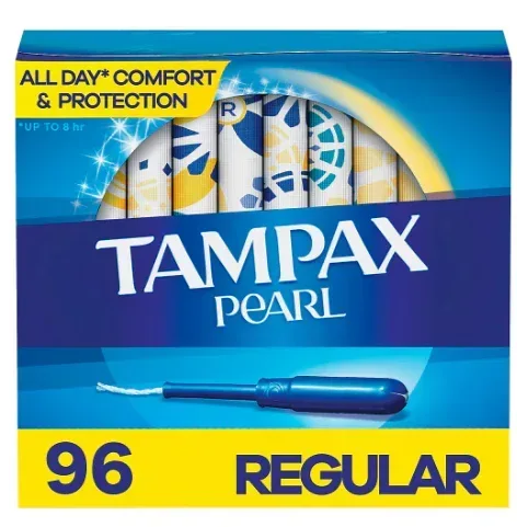 Tampax Pearl Regular Unscented Tampons, 96 ct. - Image 2