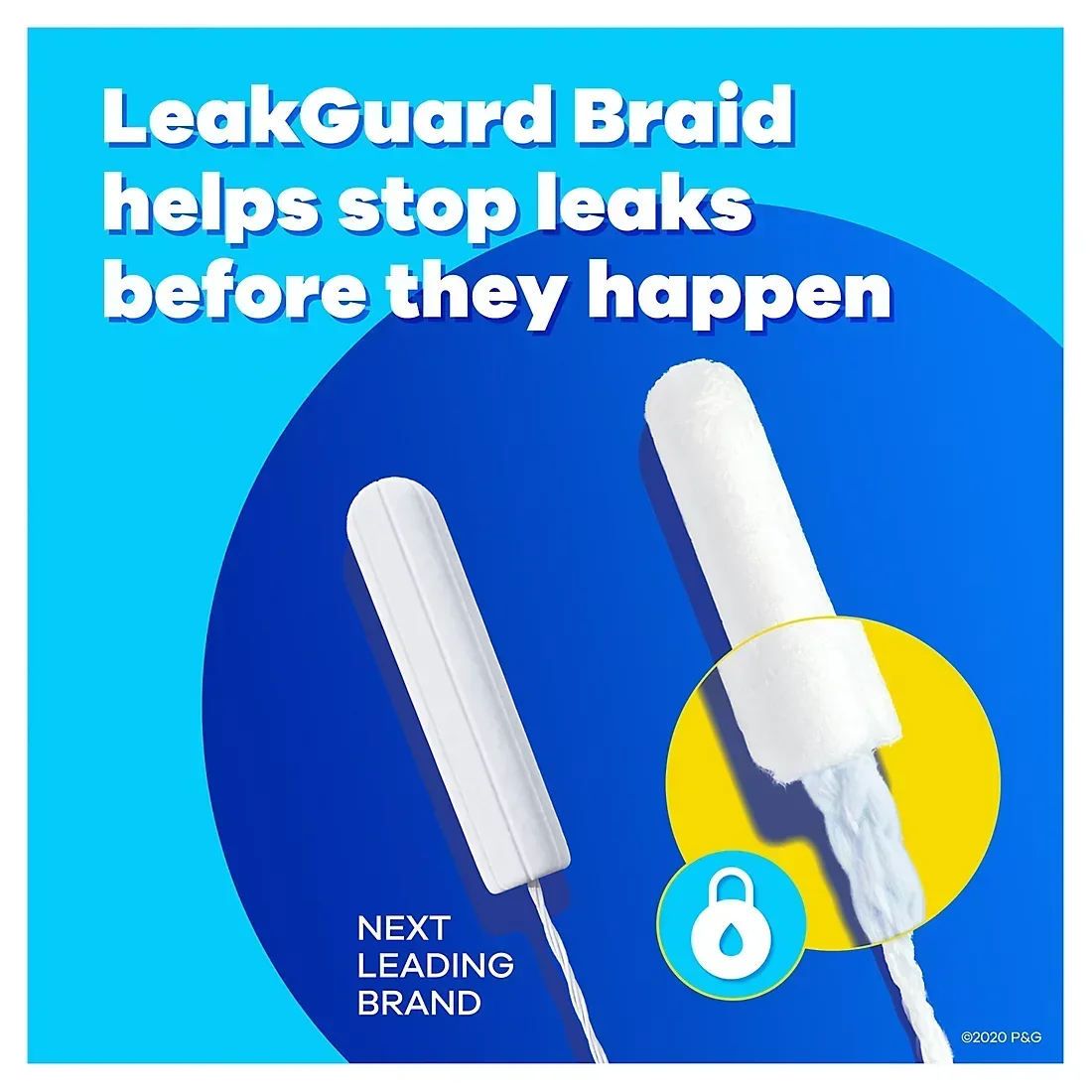Tampax Pearl Tampons Multipack, with LeakGuard Braid, Light/Regular/Super Absorbency, Unscented, 86 ct. - Image 5