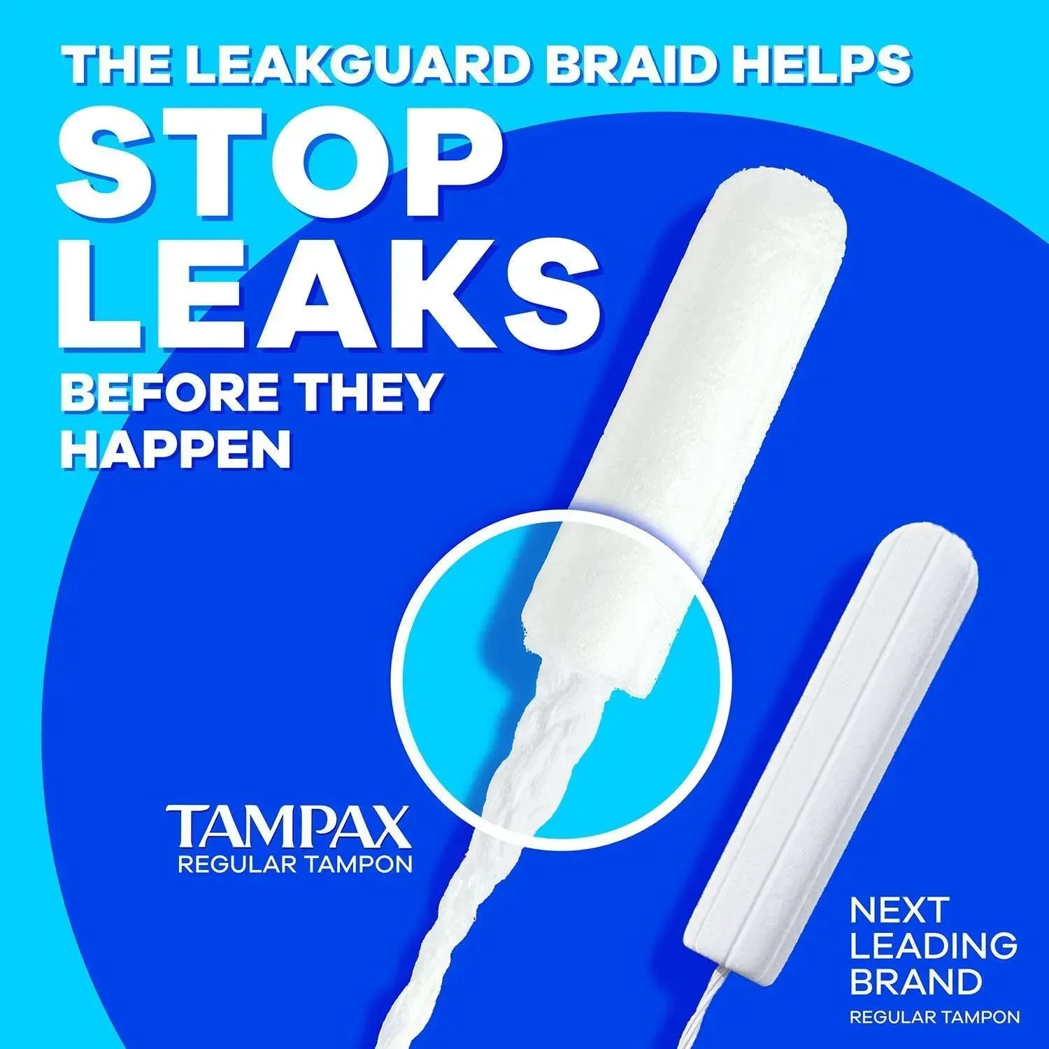 Tampax Pearl Tampons Trio Pack, Unscented, 86 ct. - Image 3