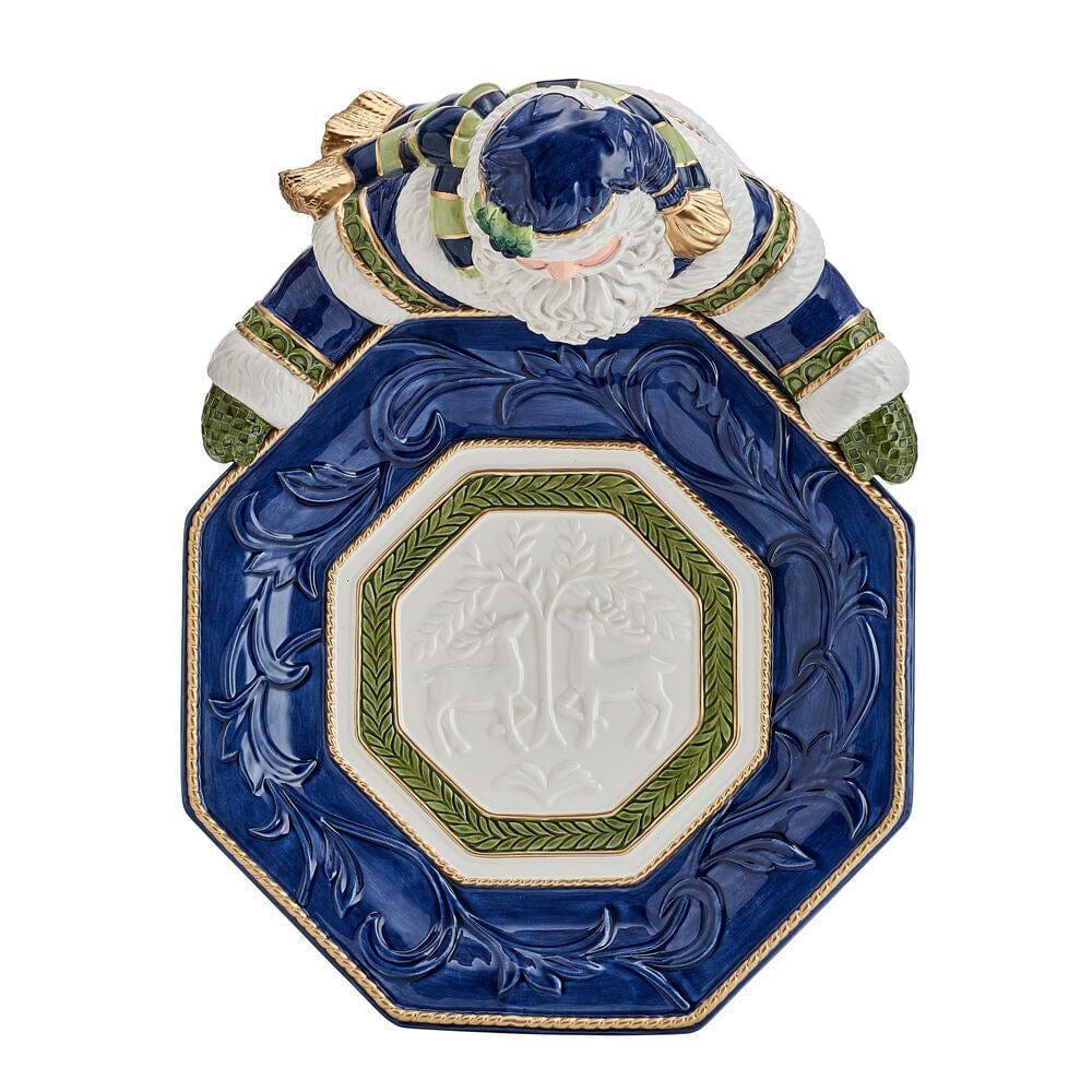 Telluride Blue Santa Serving Bowl - Image 5