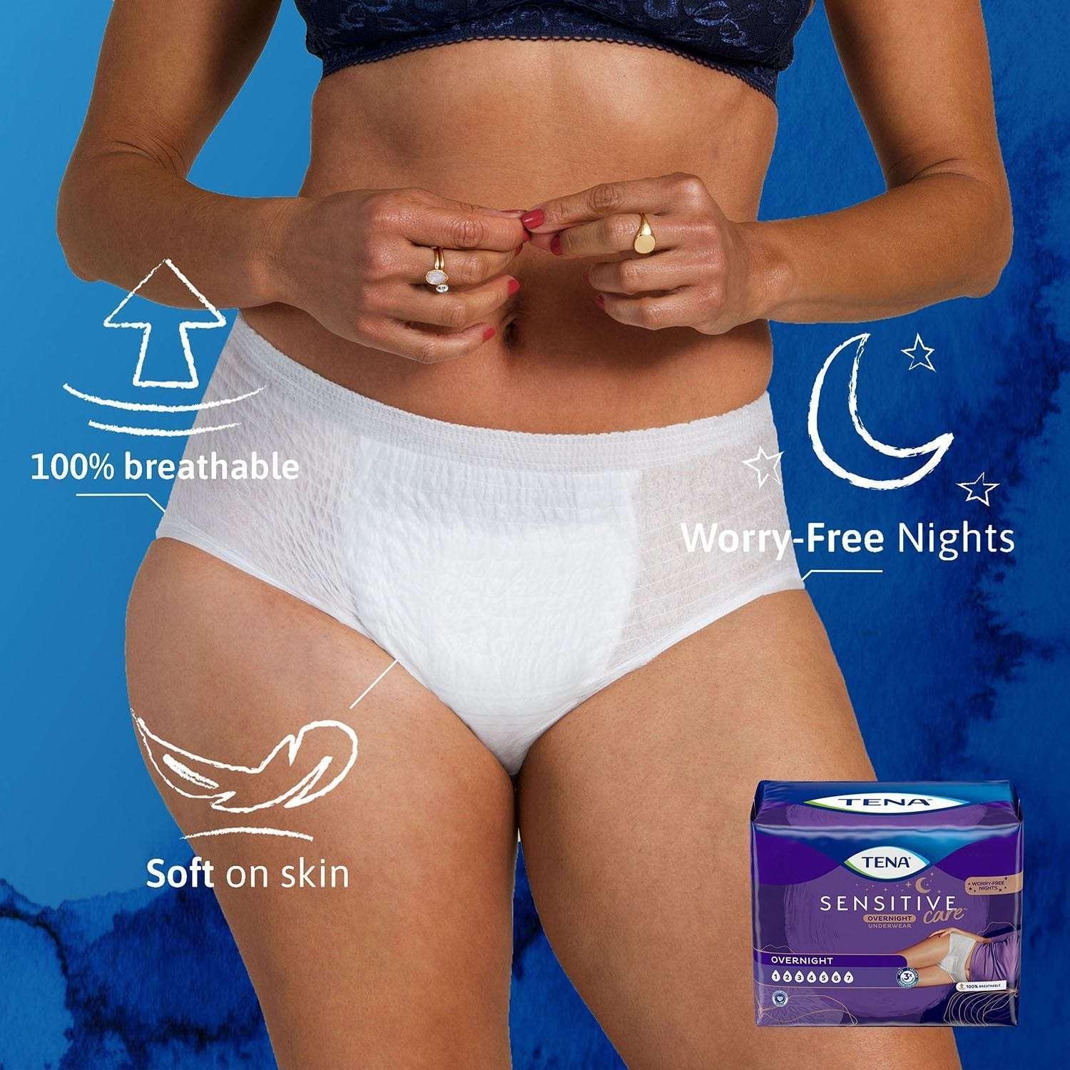 TENA Intimates Overnight Underwear, Choose Size - Image 4