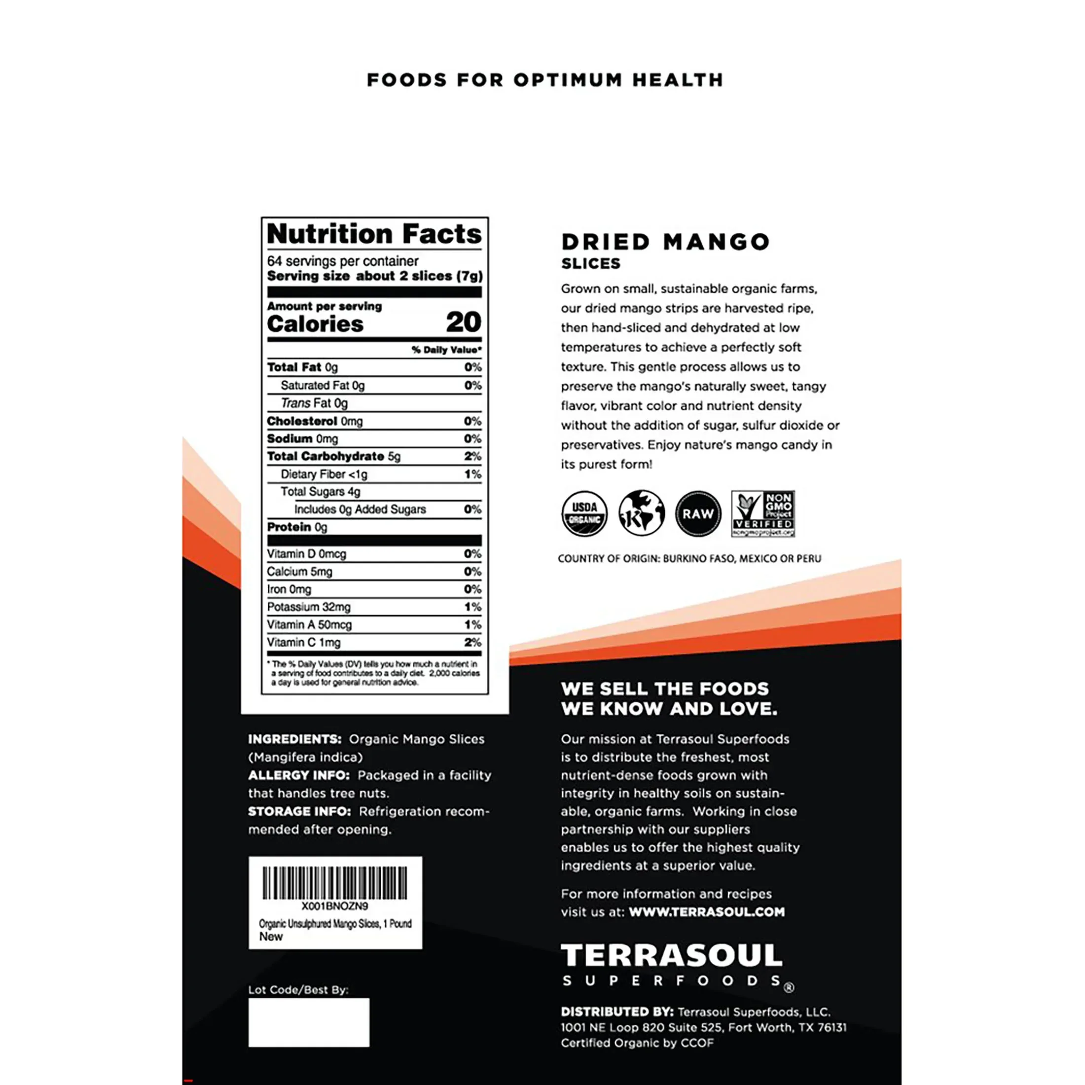 Terrasoul Superfoods Organic Dried Mango Slices, 1 Lb - Naturally Sweet & Tart | No-Added Sugar | Healthy Prebiotic - Image 5