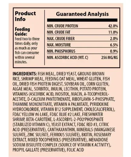 Tetra tetrafin vitamin c-enriched goldfish food flakes - Image 3
