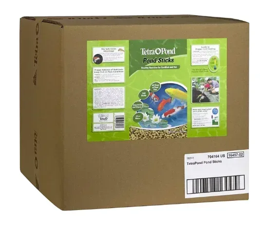 TetraPond Pond Sticks 11 Pounds, Pond Fish Food, For Goldfish and Koi
