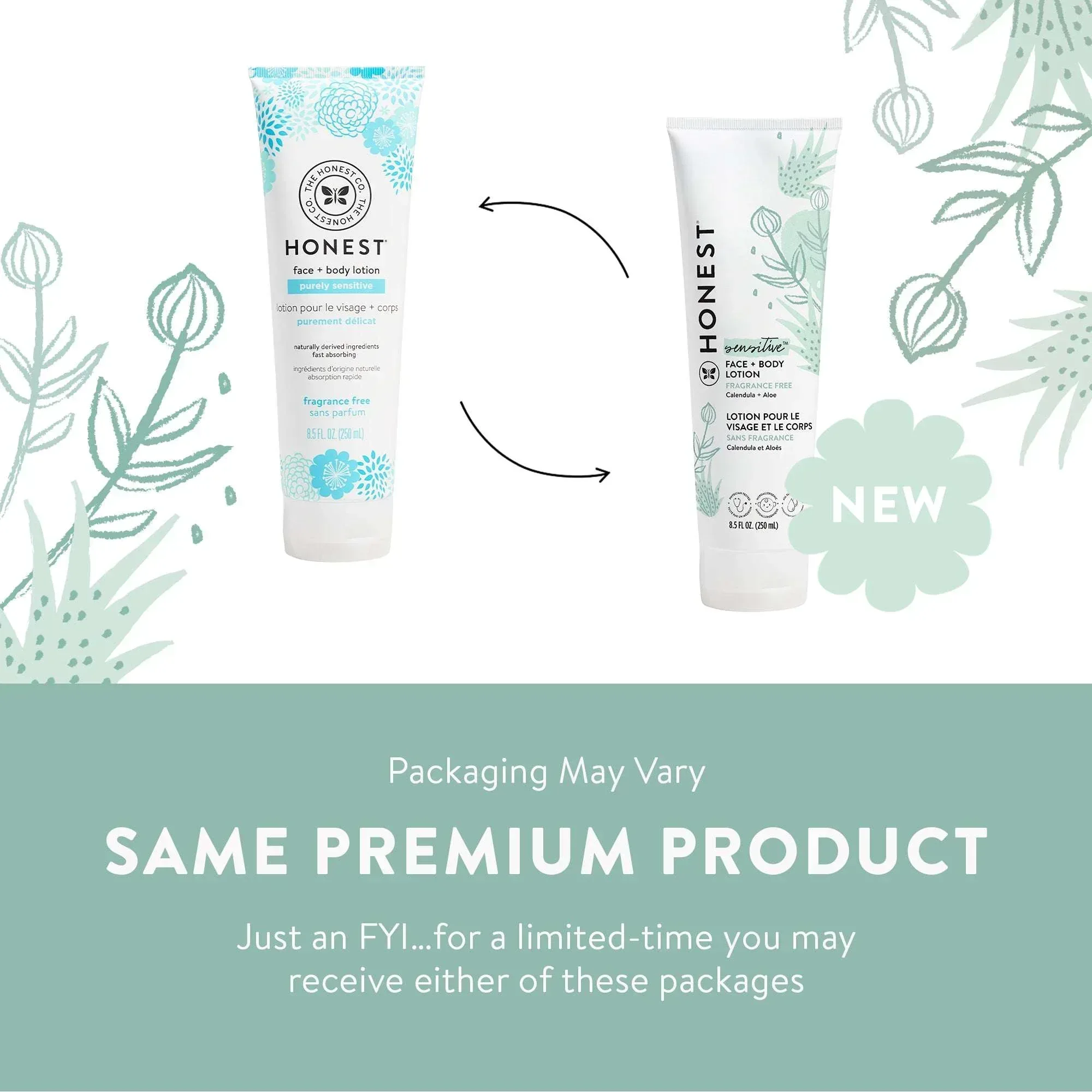 The Honest Company Baby Face and Body Lotion Sensitive Fragrance Free 10 fl oz - Image 3
