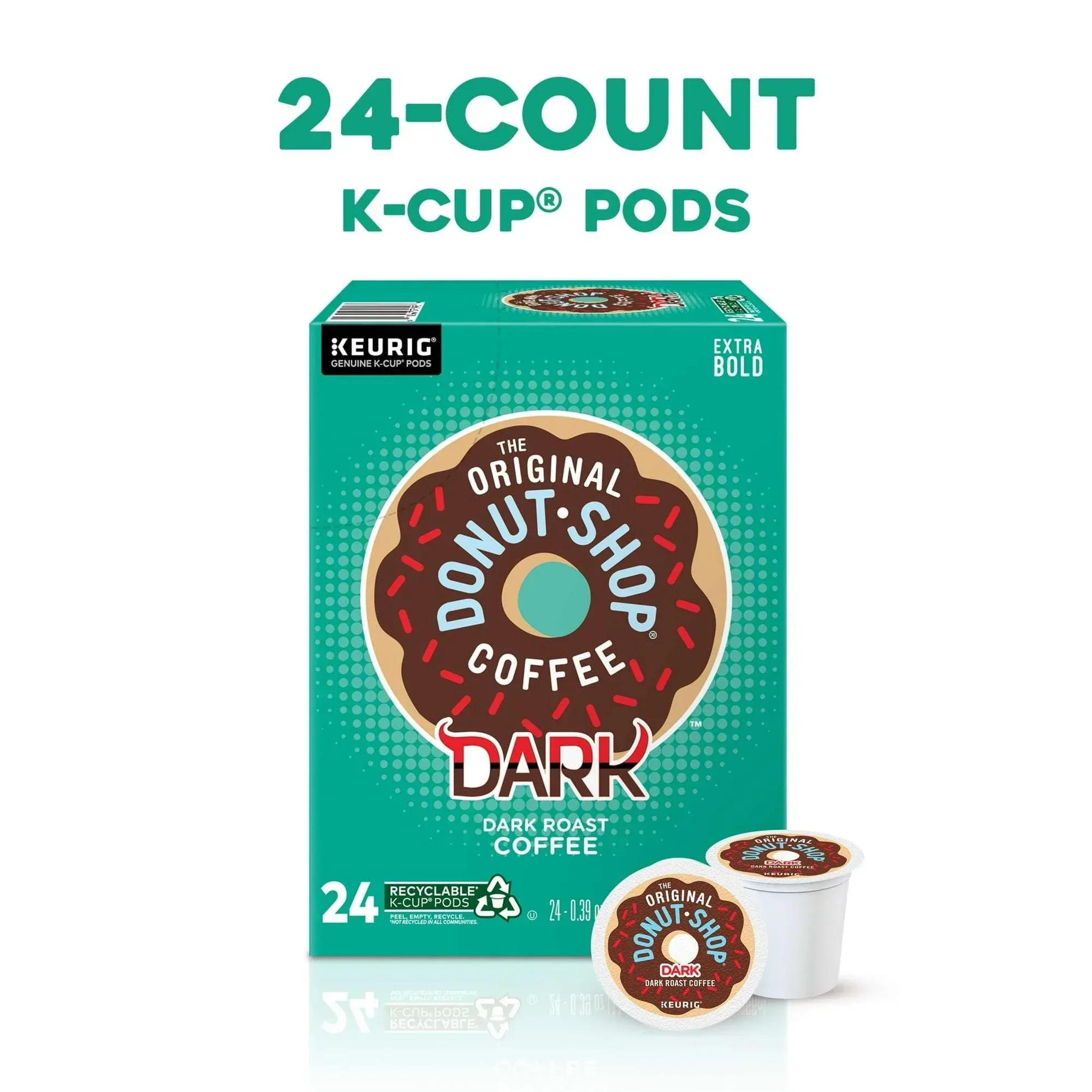 The Original Donut Shop, Dark Roast K-Cup Coffee Pods, 24 Count - Image 2