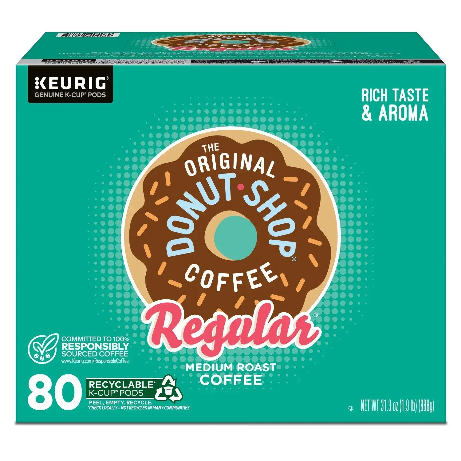 The Original Donut Shop Medium Roast K-Cup Pods, Regular, 80 ct. - Image 2